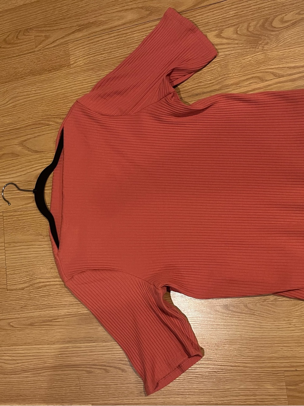 Old Navy Ribbed Short-Sleeve Tee in coral size xxl